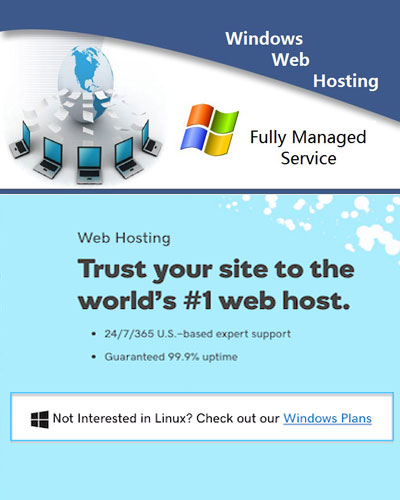 best and reliable windows hosting services in India at affordable rate.